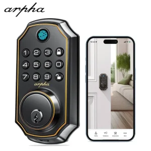 D280 Keyless Entry Door Lock 5-in-1 Smart Fingerprint Deadbolt