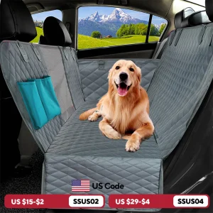 PET Hammock Car Rear Back Seat Protector Mat