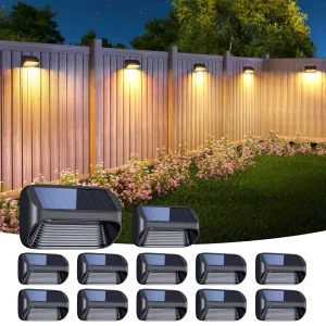 Patio Decor Fence Lights, Solar Powered