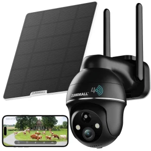 4G LTE Cellular Solar Security Camera